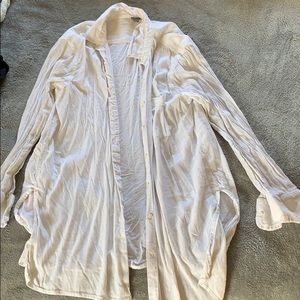 white womens button up